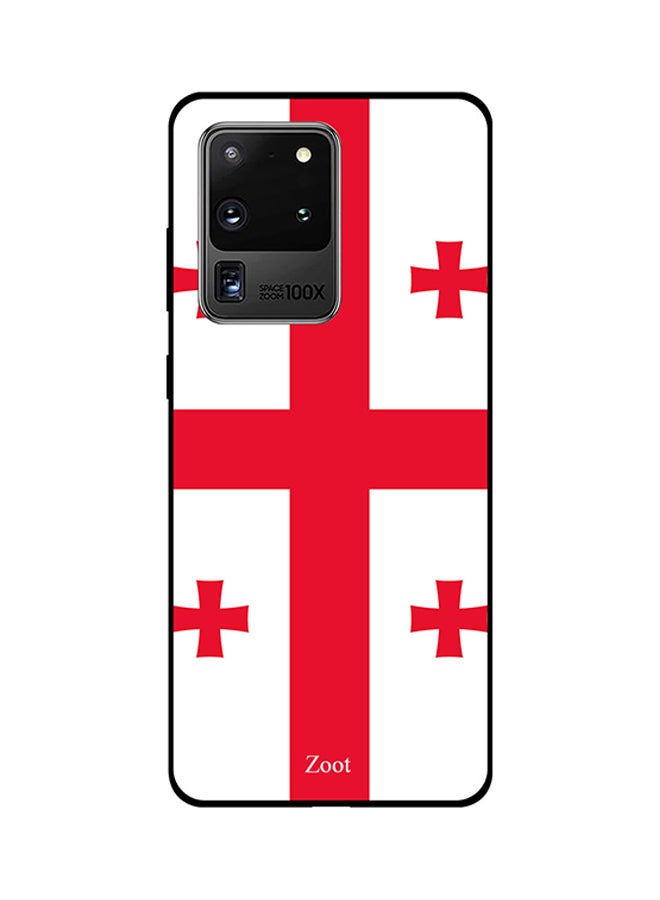 Zoot Skin Case Cover -for Samsung Galaxy S20 Ultra White/Red White/Red