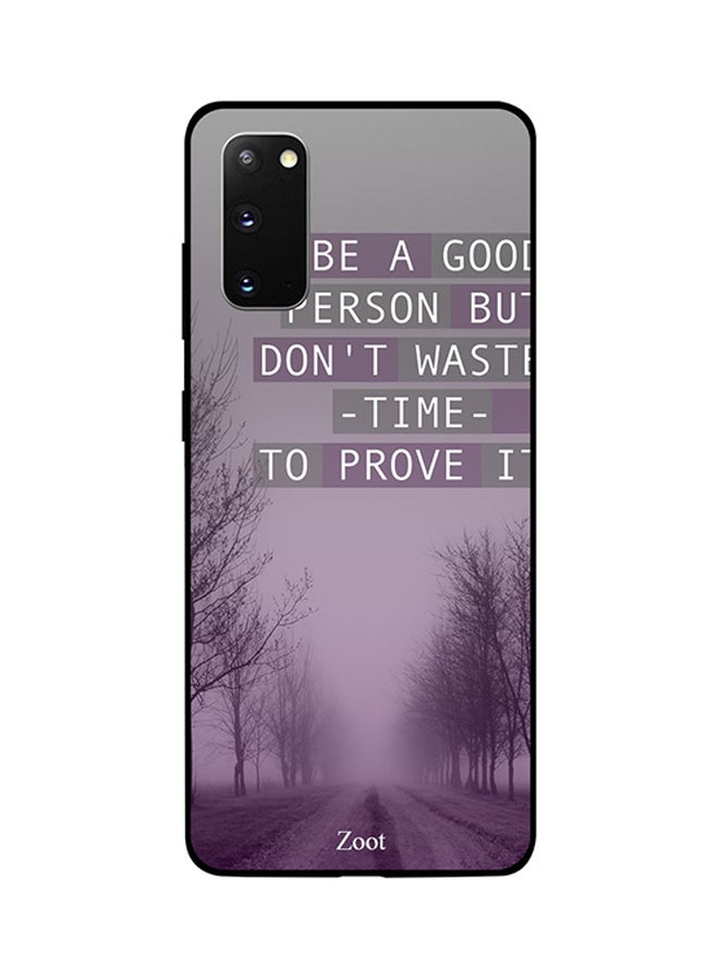 Zoot Skin Case Cover -for Samsung Galaxy S20 Light Purple/White Light Purple/White