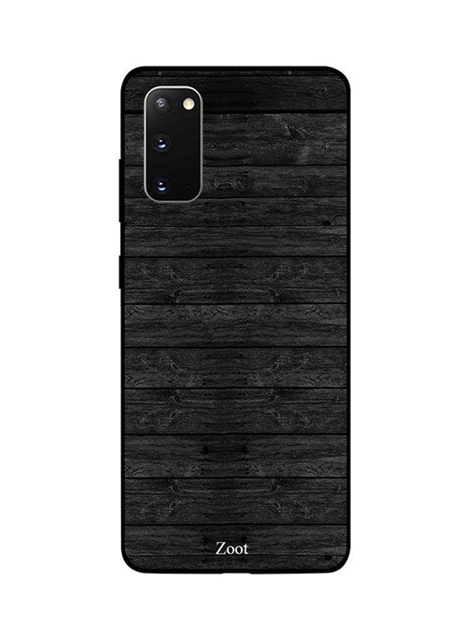 Zoot Skin Case Cover -for Samsung Galaxy S20 Wooden Black Two Pcs Wooden Black Two Pcs