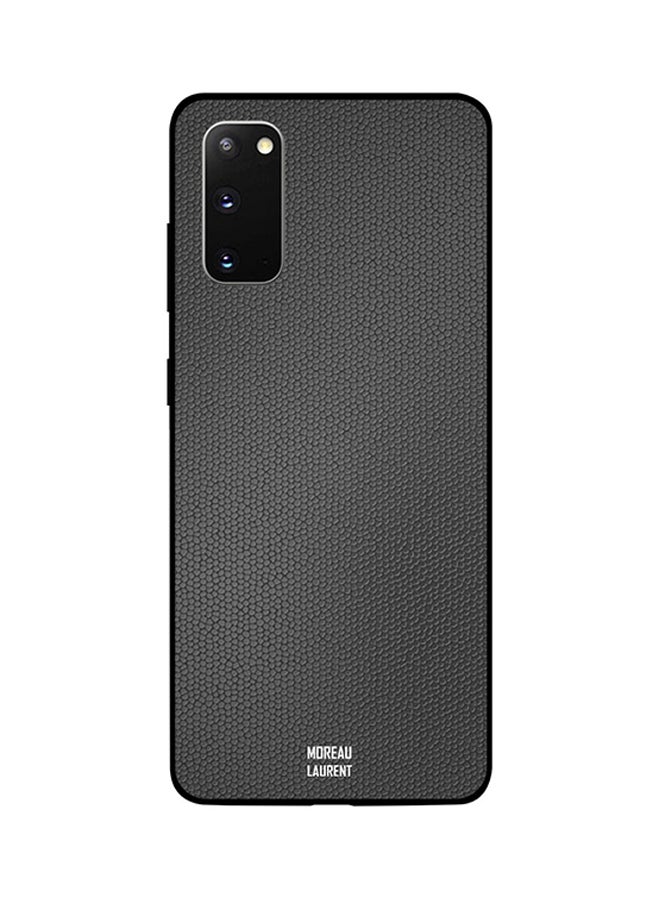Moreau Laurent Skin Case Cover -for Samsung Galaxy S20 Grey Dotted Leather Pattern Grey Dotted Leather Pattern