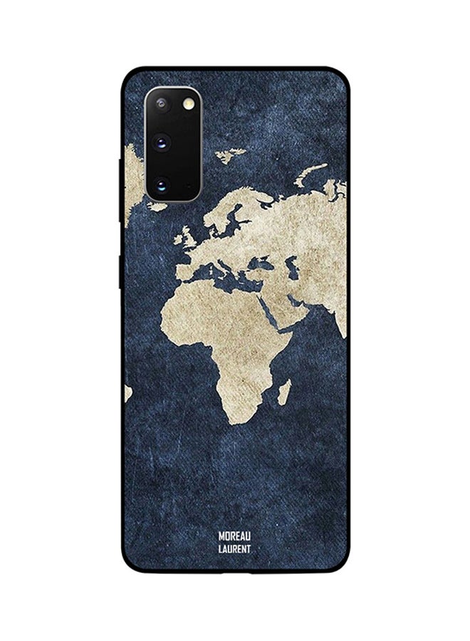 Moreau Laurent Skin Case Cover -for Samsung Galaxy S20 Blue/Beige Blue/Beige