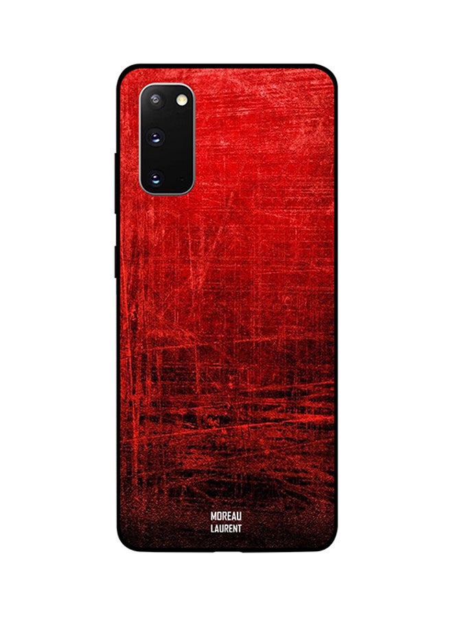 Moreau Laurent Skin Case Cover -for Samsung Galaxy S20 Red Vintage Pattern Red Vintage Pattern