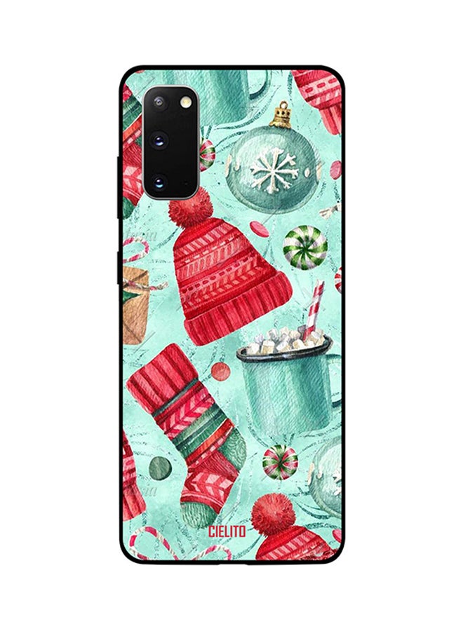 CIELITO Skin Case Cover -for Samsung Galaxy S20 Winter Cap & Socks Winter Cap & Socks