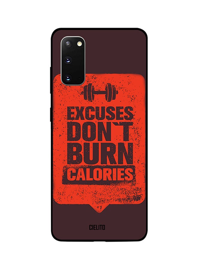 CIELITO Skin Case Cover -for Samsung Galaxy S20 Excuses And Calories Excuses And Calories