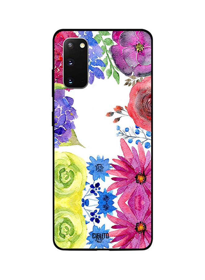 CIELITO Skin Case Cover -for Samsung Galaxy S20 Water Color Flowers Water Color Flowers