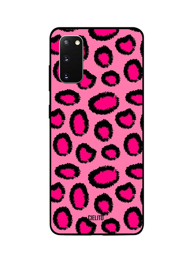 CIELITO Skin Case Cover -for Samsung Galaxy S20 Pink And Black Cheetah Print Pink And Black Cheetah Print