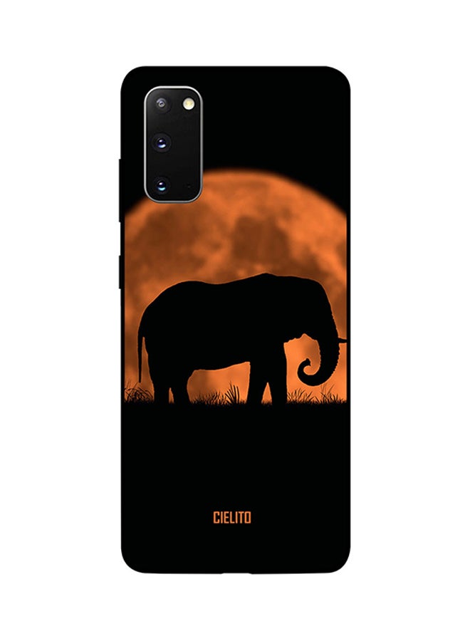 CIELITO Skin Case Cover -for Samsung Galaxy S20 Elephant on Moon Elephant on Moon
