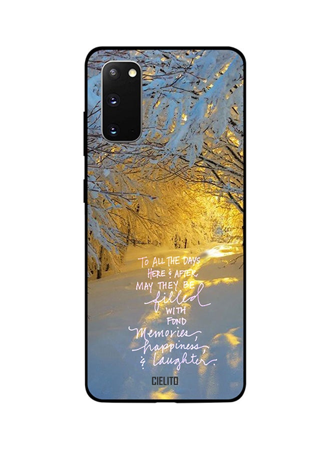 CIELITO Skin Case Cover -for Samsung Galaxy S20 Memories Happiness and Laughter Memories Happiness and Laughter