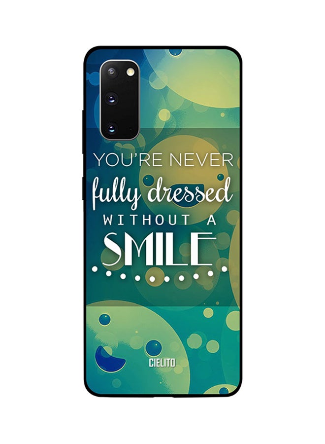 CIELITO Skin Case Cover -for Samsung Galaxy S20 Never Dressed Without Smile Never Dressed Without Smile