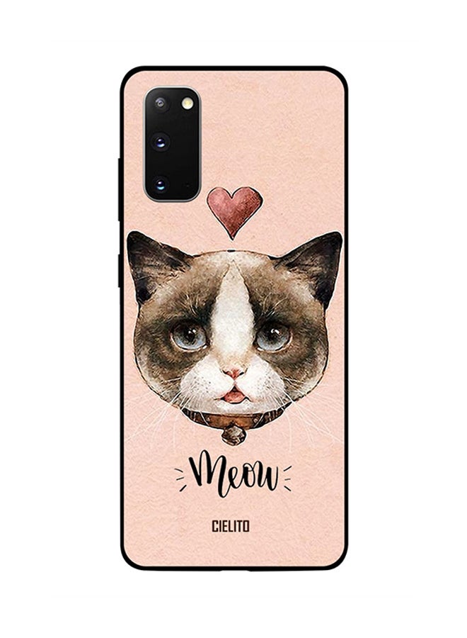 CIELITO Skin Case Cover -for Samsung Galaxy S20 Love Meow Love Meow