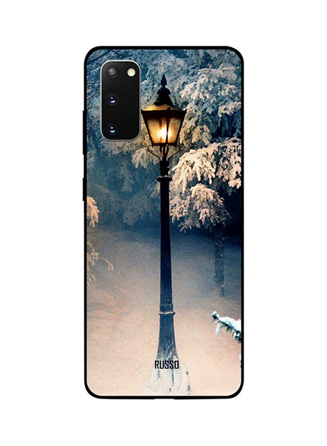 RUSSO Skin Case Cover -for Samsung Galaxy S20 Lamp In The Snow Lamp In The Snow
