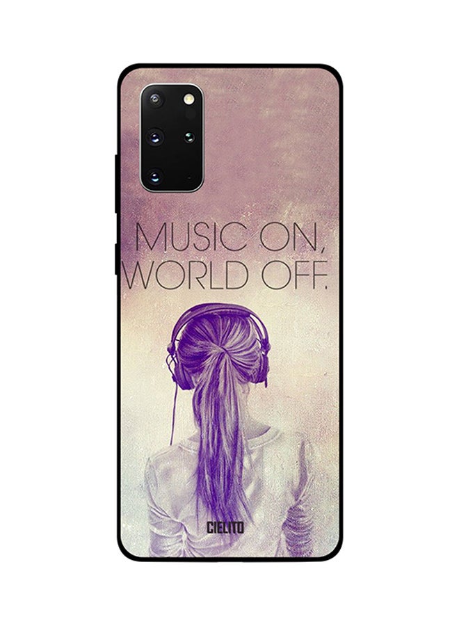 CIELITO Skin Case Cover -for Samsung Galaxy S20 Plus Music On World Off Music On World Off