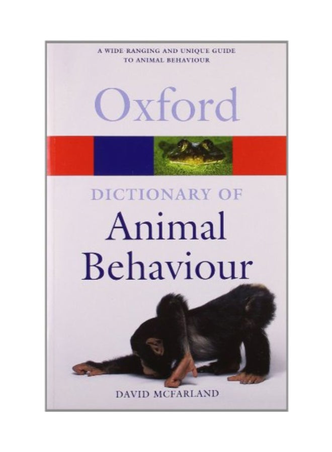 Oxford Dictionary Of Animal Behaviour paperback english