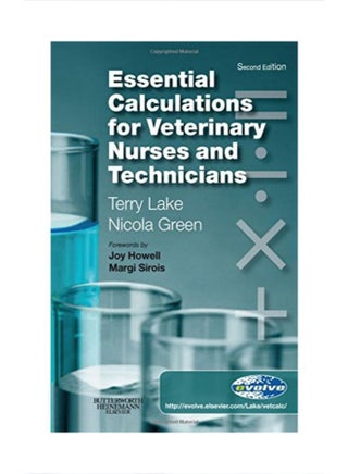 Essential Calculations For Veterinary Nurses And Technicians Paperback English by Terry Lake - v1582546098/N35122493A_1