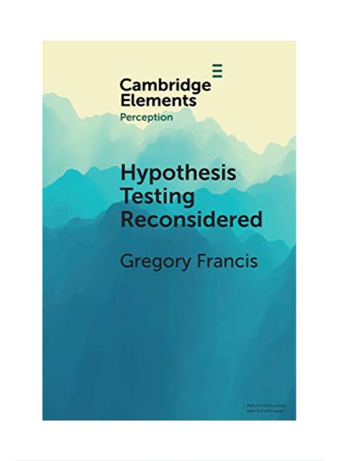 Hypothesis Testing Reconsidered paperback english 