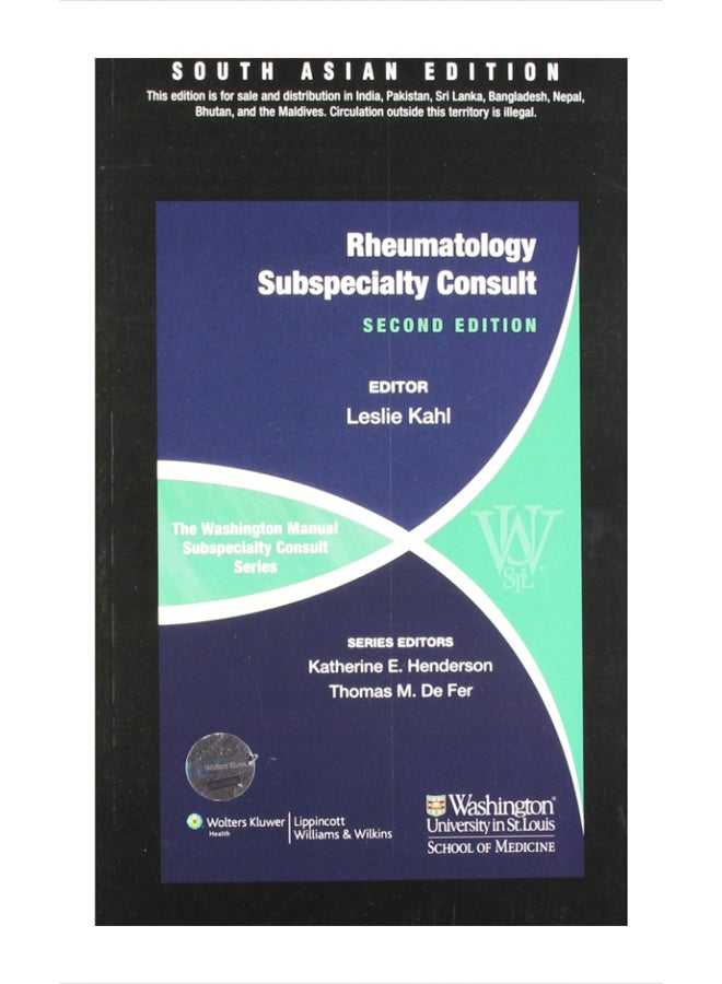 Rheumatology Subspeciality Consult paperback english - 2012