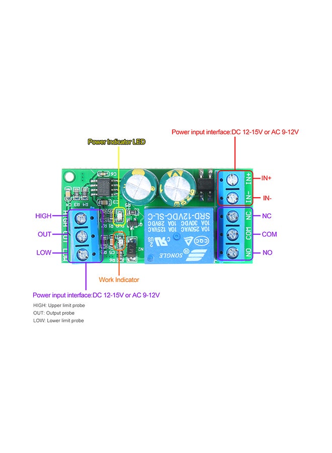 Generic - Water Level Automatic Controller Module Multicolour 6x3x3centimeter - Image 1