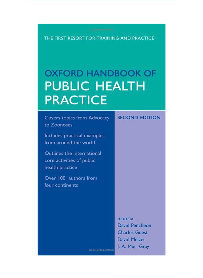 Oxford Handbook Of Public Health Practice Paperback English by David Pencheon - 39016