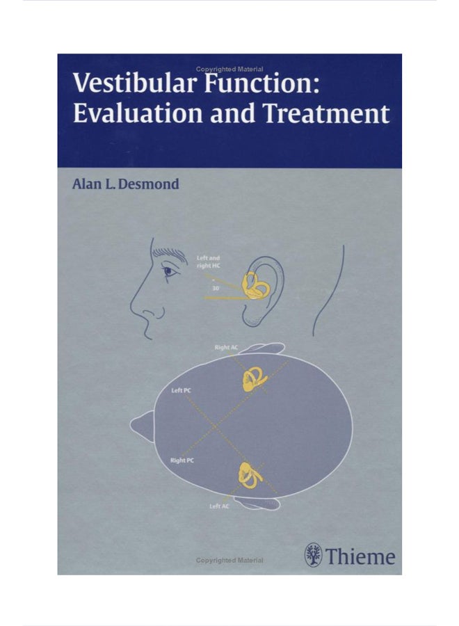 Vestibular Function; Evaluation And Treatment. Hardcover English by Alan L. Desmond - 38133