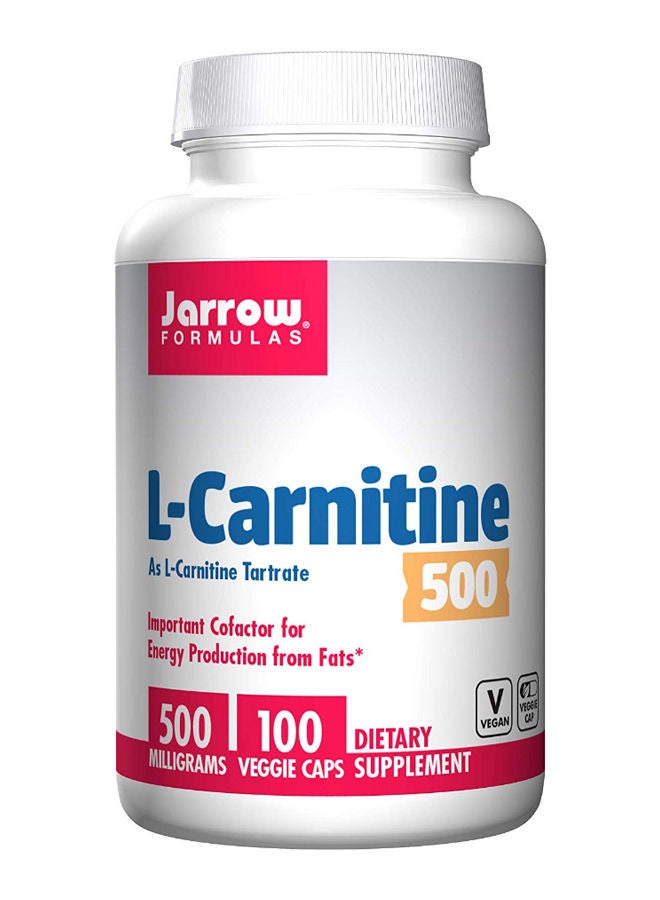 jarrow formulas L - Carnitine Tartrate Dietary Supplement - 100 Capsules