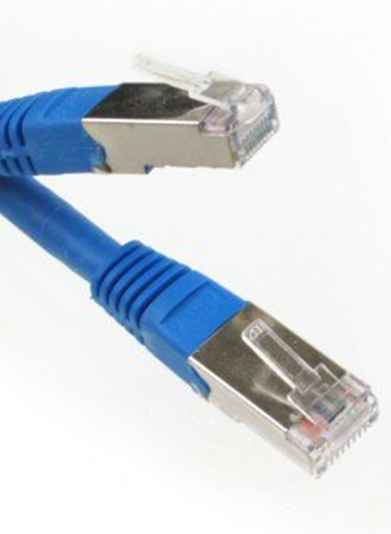 IMPECCA RJ45 Cat-6 Ethernet Patch Internet Cable Blue/Silver - Image 2