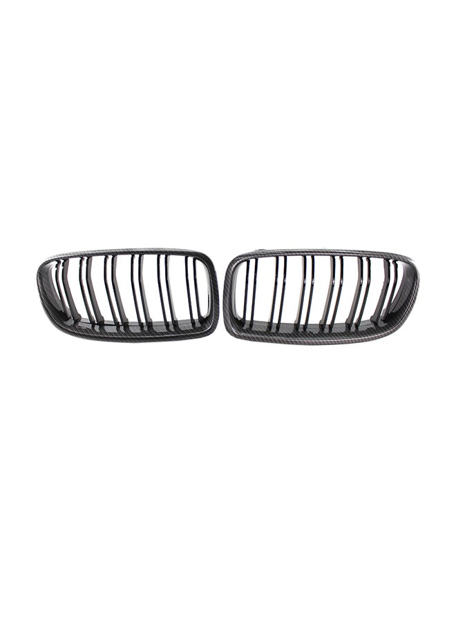 Generic 2-Piece Front Kidney Replacement Grill For BMW 3 Series F30 F35 2012-2016  - Image 1