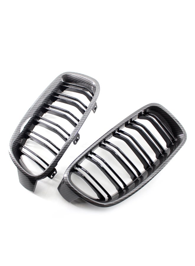 Generic 2-Piece Front Kidney Replacement Grill For BMW 3 Series F30 F35 2012-2016  - Image 5