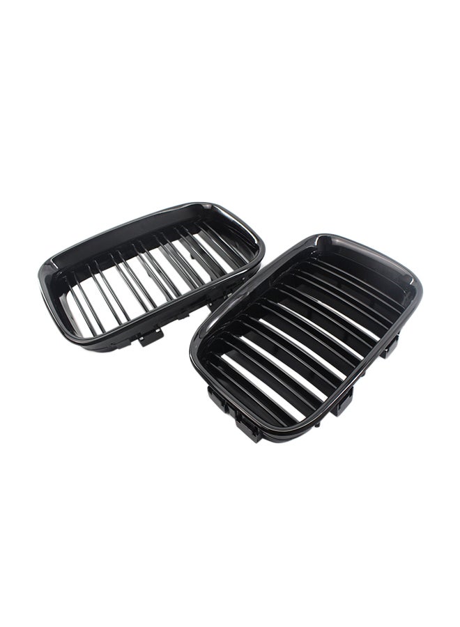 Generic 2-Piece Dual Slat Front Repalcement Grill For BMW 3 Series E36 1992-1996  - Image 1