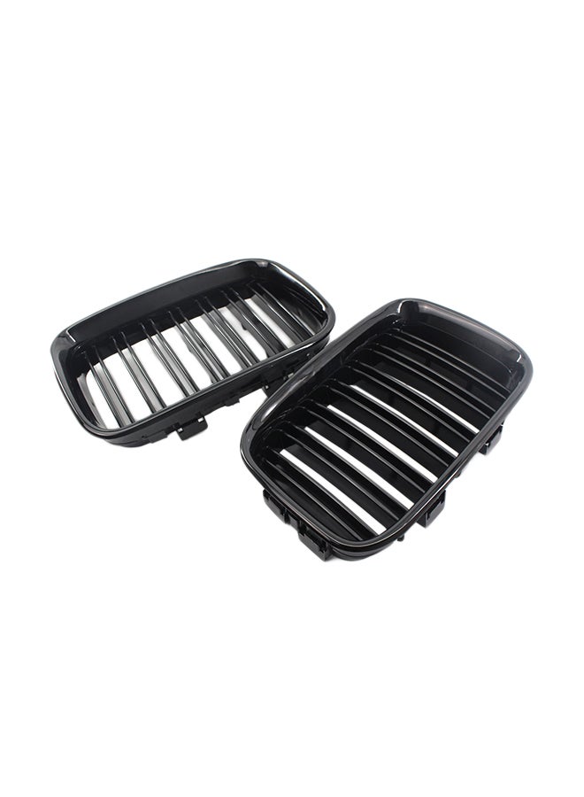 Generic 2-Piece Dual Slat Front Repalcement Grill For BMW 3 Series E36 1992-1996  - Image 1