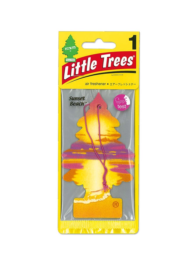 LITTLE TREES Card Sunset Beach Air Freshener 