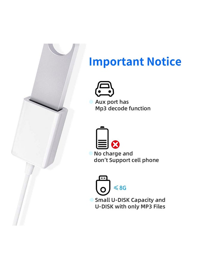 Generic - USB Aux Audio OTG Cable - Image 1