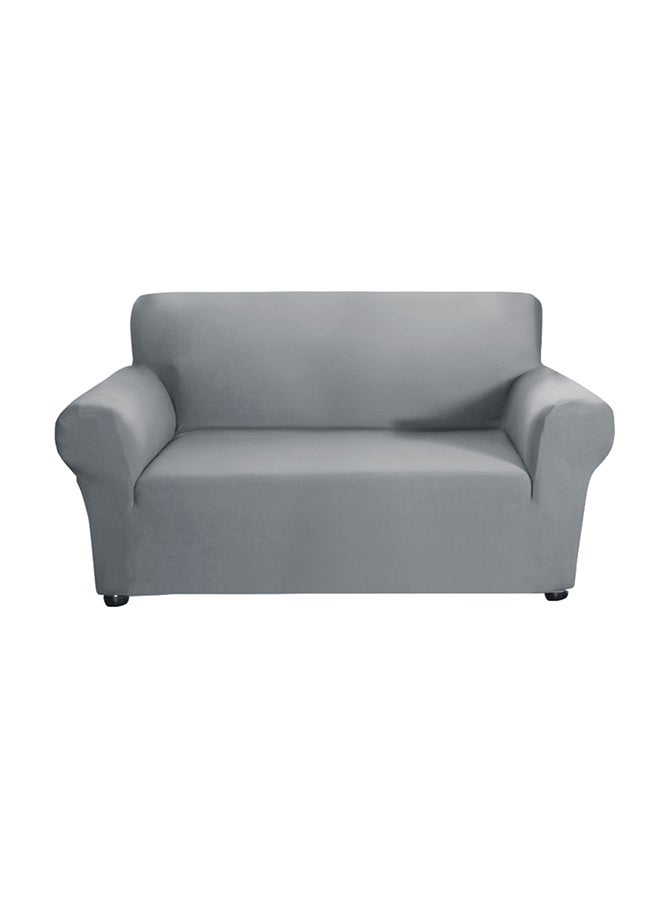 Anti-Slip 2 Seater Sofa Cover Grey 28X5X23cm  - Image 1