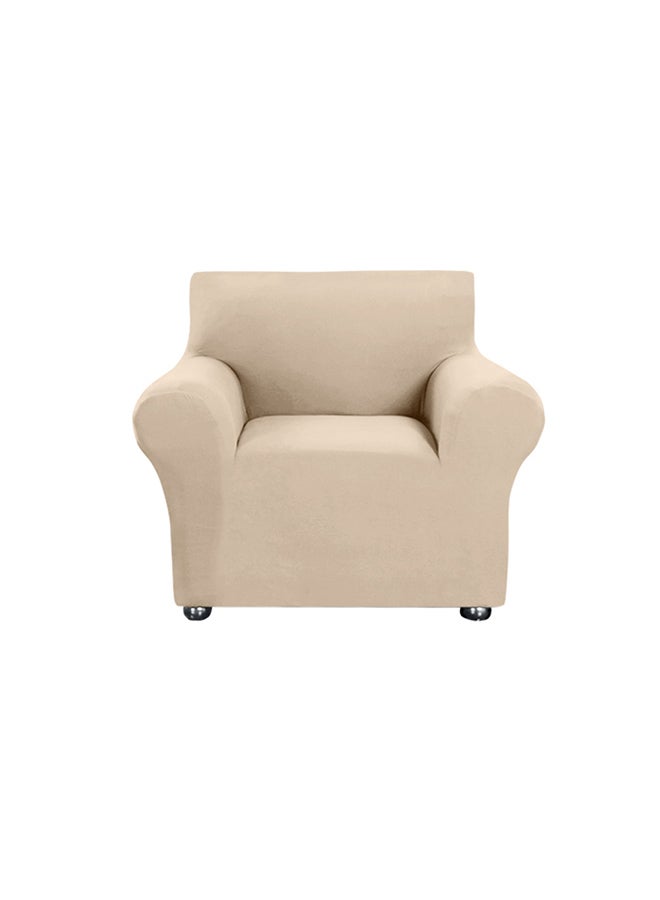 Anti-Slip Stretchable Spandex Sofa Cover Beige 90-140cm  - Image 1