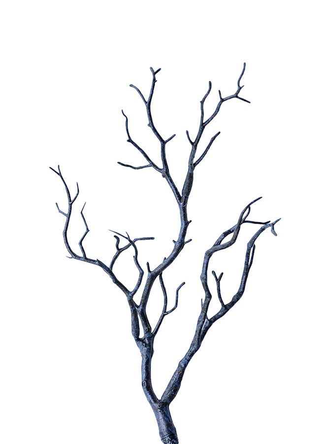 Artificial Dried Tree Branch Simulation Blue 35x4x20cm  - Image 1
