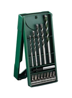 14 Piece Mini X-Line 2 Multipurpose Drill Bit Set Silver