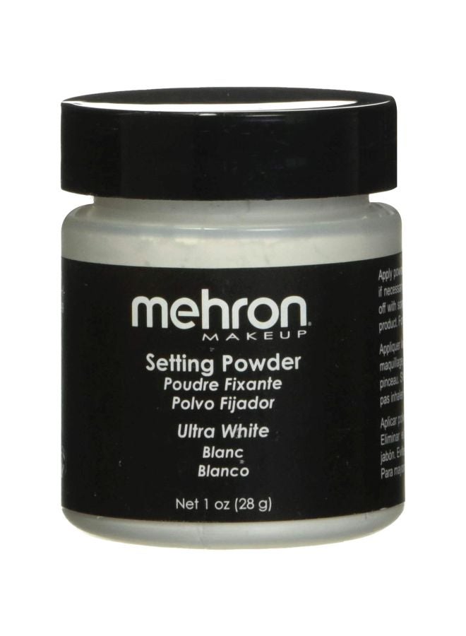 mehron Makeup Setting Powder Ultra White - Image 1