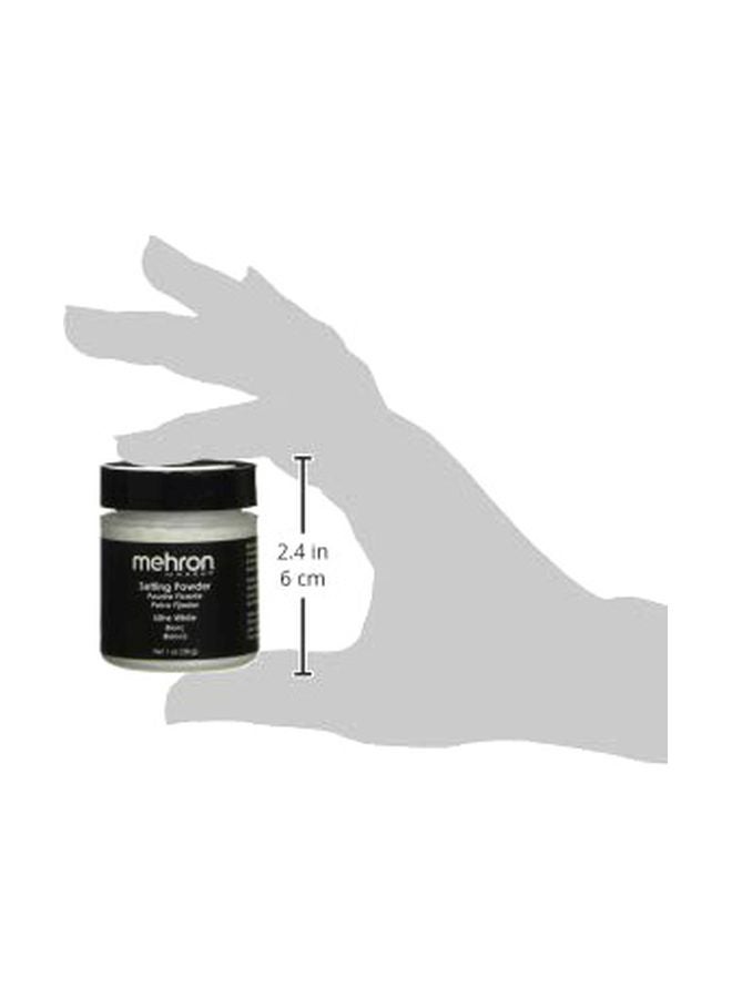 mehron Makeup Setting Powder Ultra White - Image 4