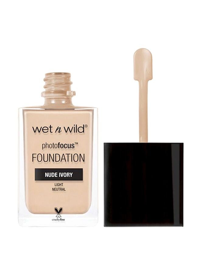 Wet N Wild 6-Piece Photo Focus Liquid Foundation Nude Ivory 