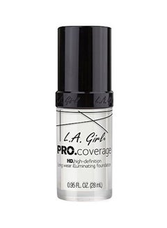 LA Girl Pro Coverage High Definition Illuminating Foundation GLM641 White  - Image 1