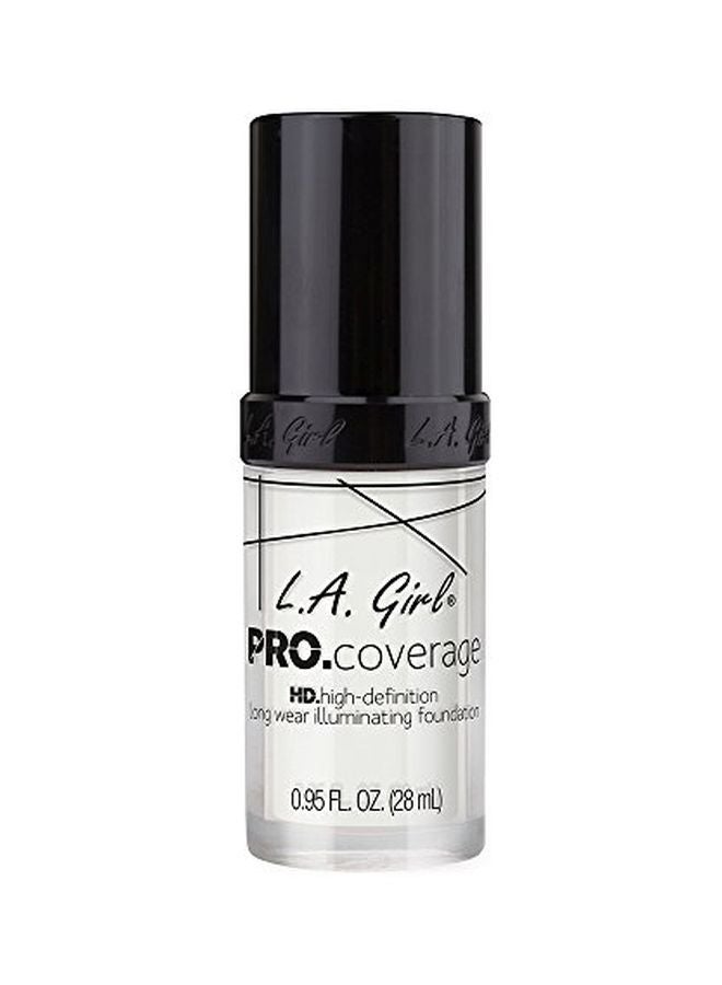 LA Girl - Pro Coverage High Definition Illuminating Foundation GLM641 White - Image 1
