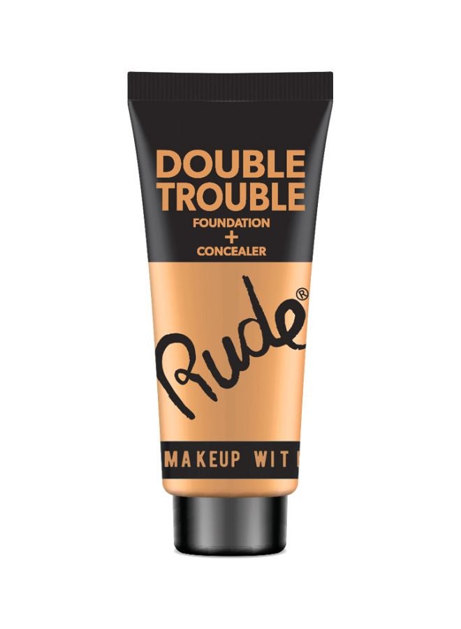 روود كريم أساس وخافي عيوب البشرة دابل ترابل برونزي