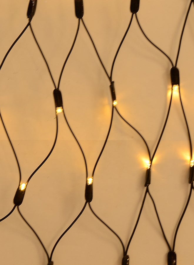 AL SALHIYA LIGHTING - 100-Led String Decoration Net Light Warm White 4x1.8meter - Image 1