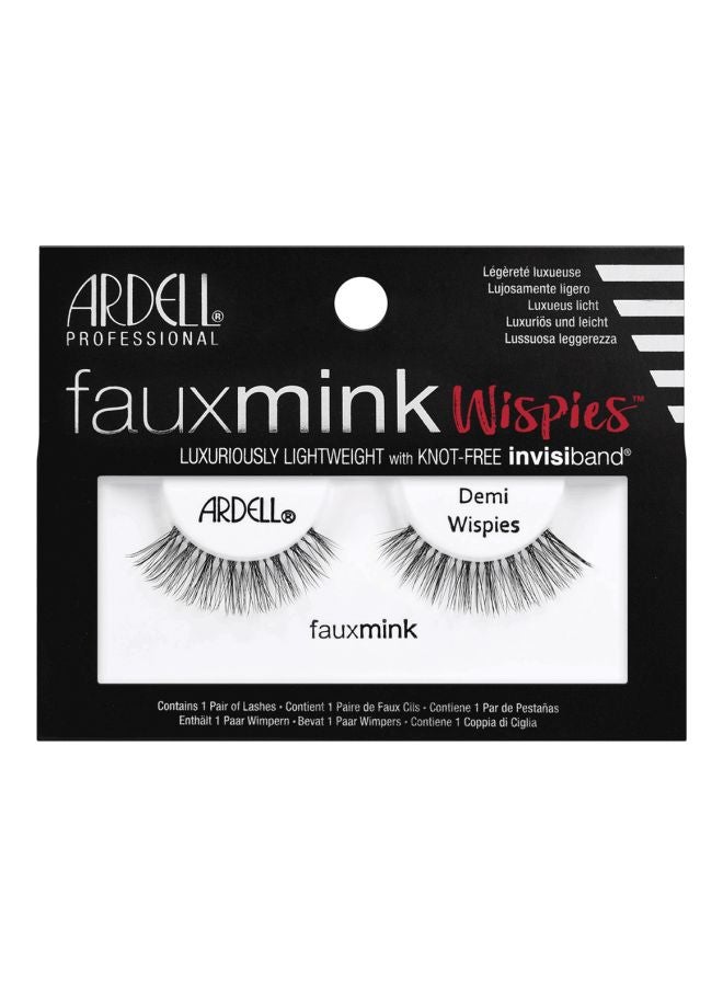 أرديل مجموعة رموش مستعارة ويسبيز من المنك الصناعي من 3 قطع أسود