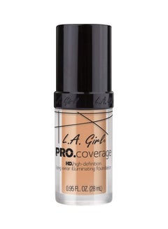 LA Girl Pro Coverage HD Illuminating Foundation Beige  - Image 2