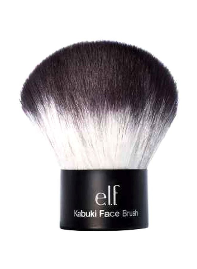 elf 6-Piece Kabuki Face Brush Set Black/White/Brown - Image 1