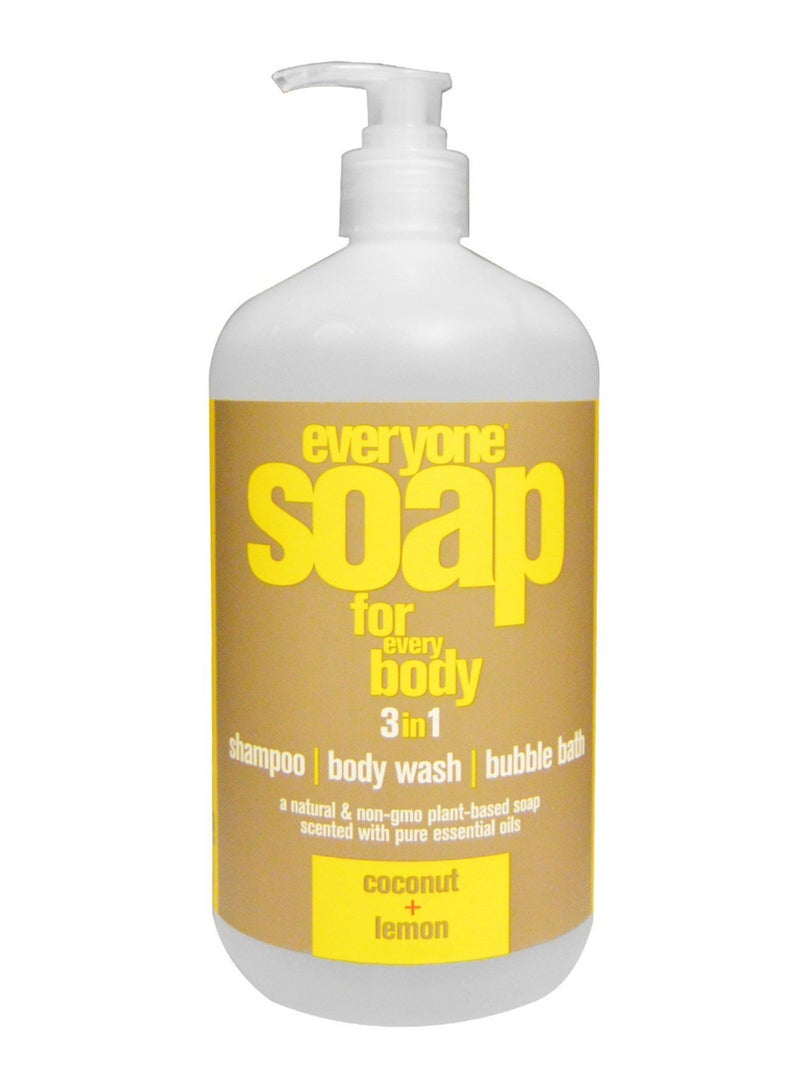 Everyone 3-In-1 Coconut Plus Lemon Liquid Soap 946ml 