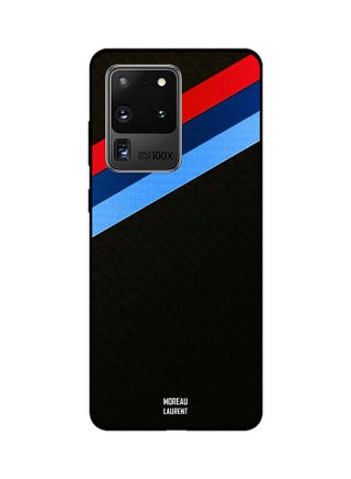 Skin Case Cover -for Samsung Galaxy S20 Ultra Three Lines of Red & Blue Color Pattern Three Lines of Red & Blue Color Pattern - v1582622369/N34883322A_1