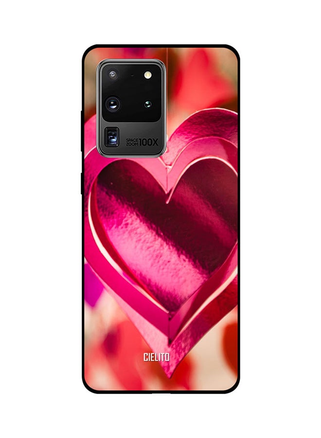 CIELITO Skin Case Cover -for Samsung Galaxy S20 Ultra Hanging Heart Hanging Heart