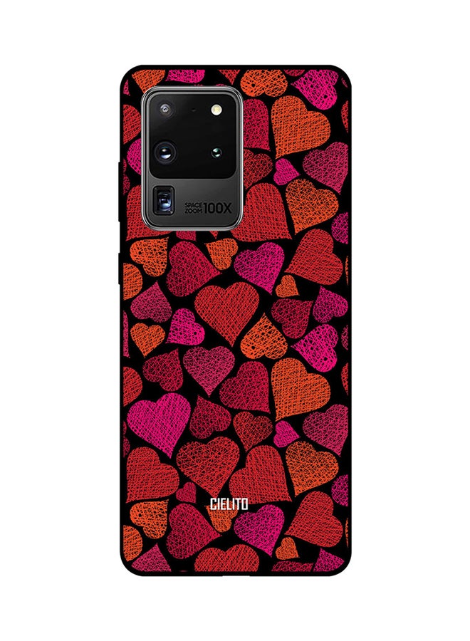 CIELITO Skin Case Cover -for Samsung Galaxy S20 Ultra Heart Prints Heart Prints
