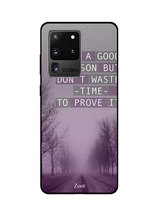 Zoot Skin Case Cover -for Samsung Galaxy Ultra S20 Purple/Grey Purple/Grey